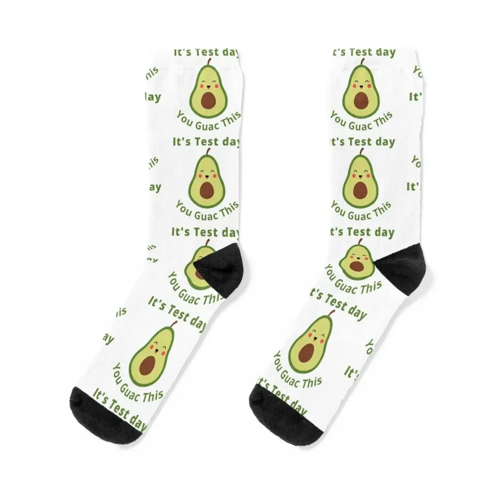 

It's Test Day You Guac This Socks summer hiking christmas gifts tennis Socks Women Men's