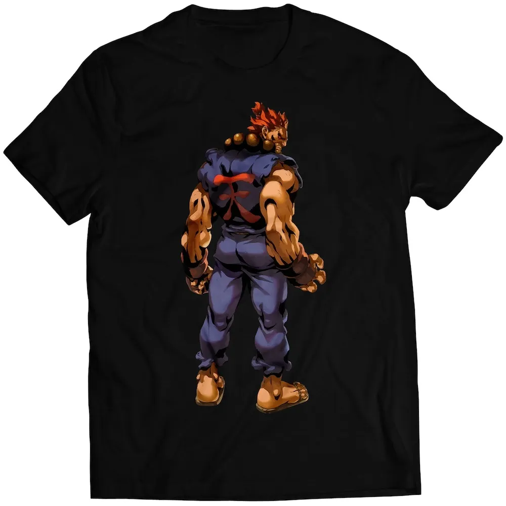 Gouki Akuma Comic Street Fighting Premium T Shirt Vectorized Design