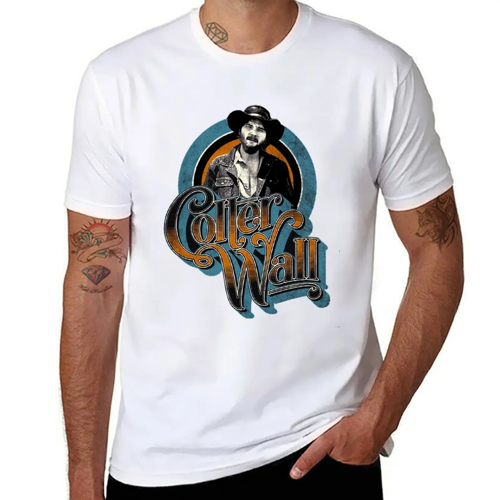 

Colter Wall T-Shirt t shirts for man graphic tees cotton tshirt 100% T-Shirt