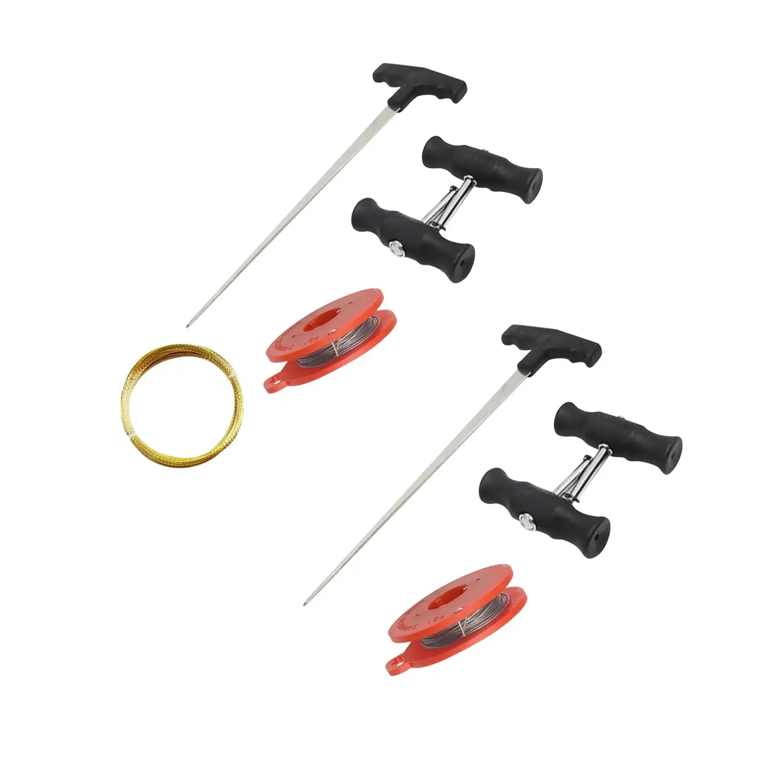 Auto Ruit Removal Tools Set Kwaliteit Compacte Duurzame Auto Glas Demontage Antislip Met Staaldraad Windglas Remover