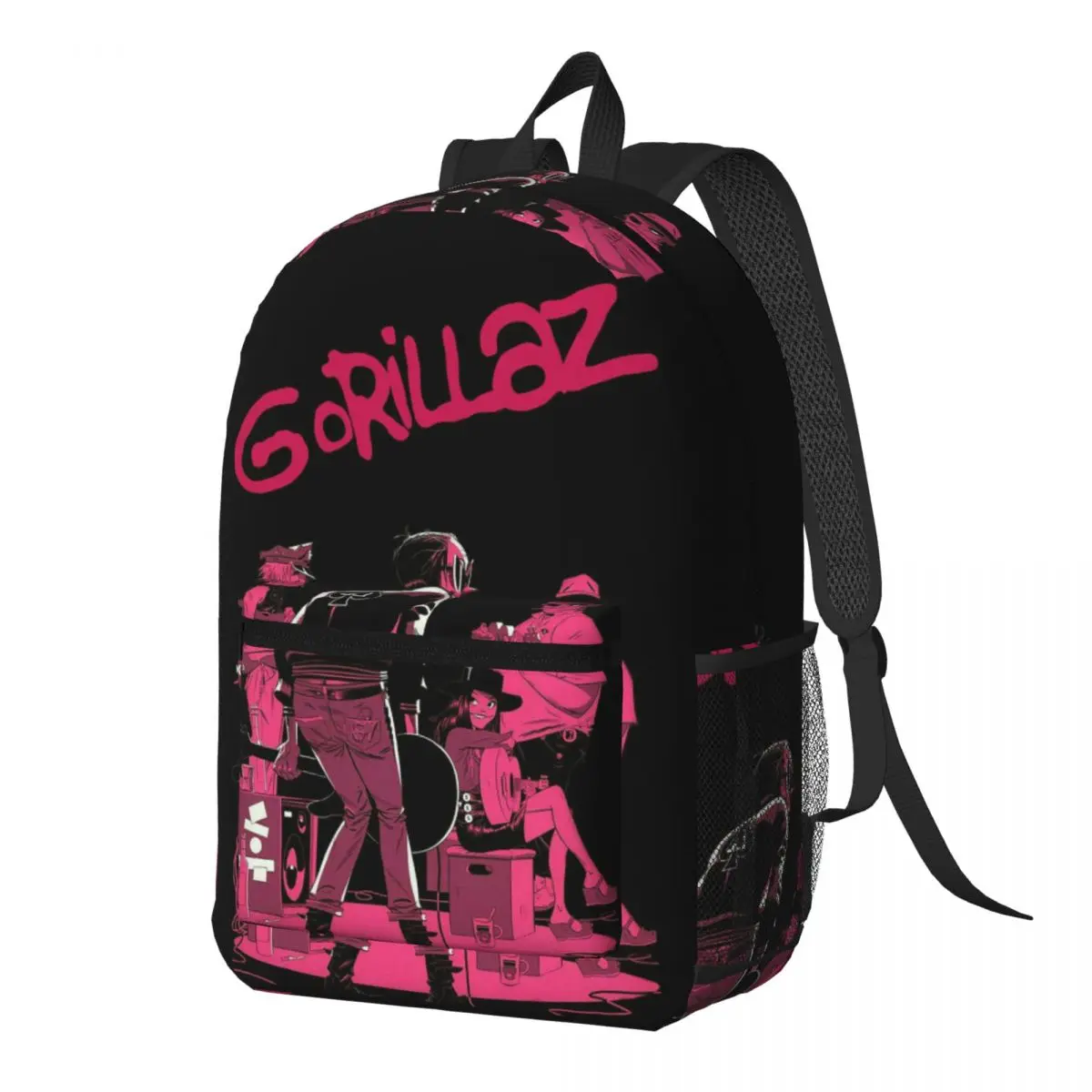

Band Gorillaz Backpack Daypack Large Capacity Boys Girls BookBag School Bag Shoulder Bags for Men Women