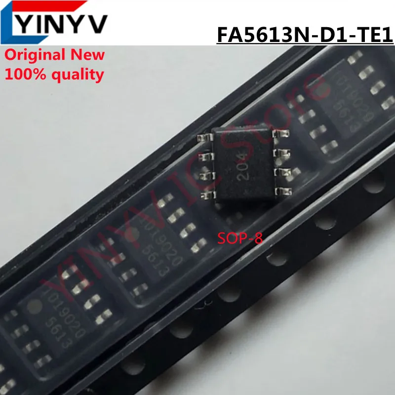 5PCS FA5613N-D1-TE1 5613 SOP-8 FA5613N-D1 FA5613N FA5613 Power Supply Control IC Chip 100% new imported original 100% quality