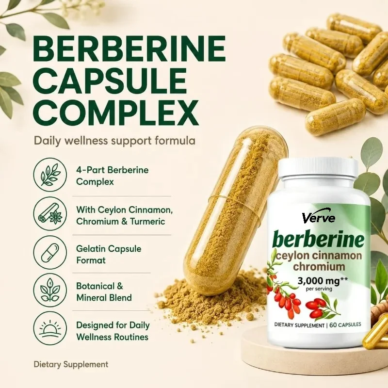 Berberine with Ceylon Cinnamon 60 Capsules