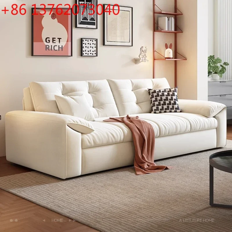 Sofás Reclinables de Diseño Moderno Nórdico con Almacenamiento, Sofá Cama Plegable, Diván Letto Pieghevole