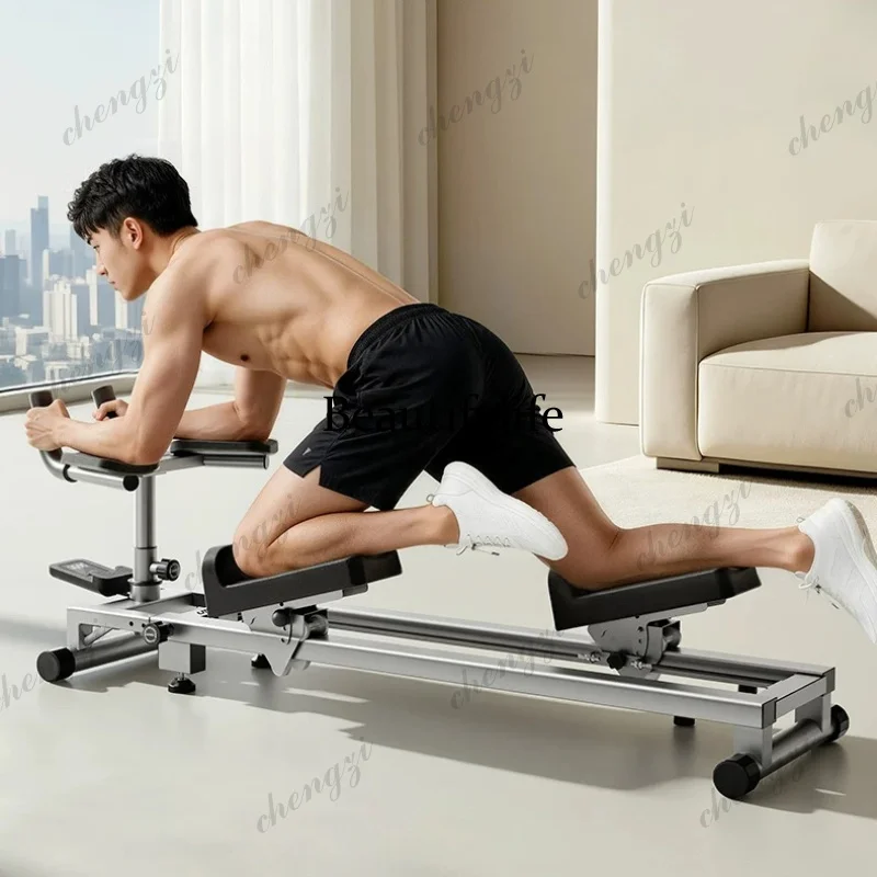 Indoor crawler waist machine, silent men's lumbar spine trainer, sports fitness machine