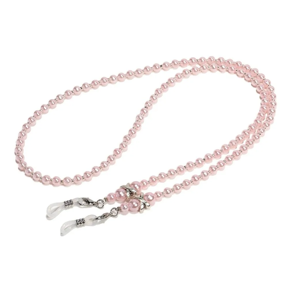 Beaded Eyeglasses Chain Anti Falling Imitation Pearl Pearl Sunglasses Lanyard Anti-Loss Glasses Hanging Rope Eyewear Accessories