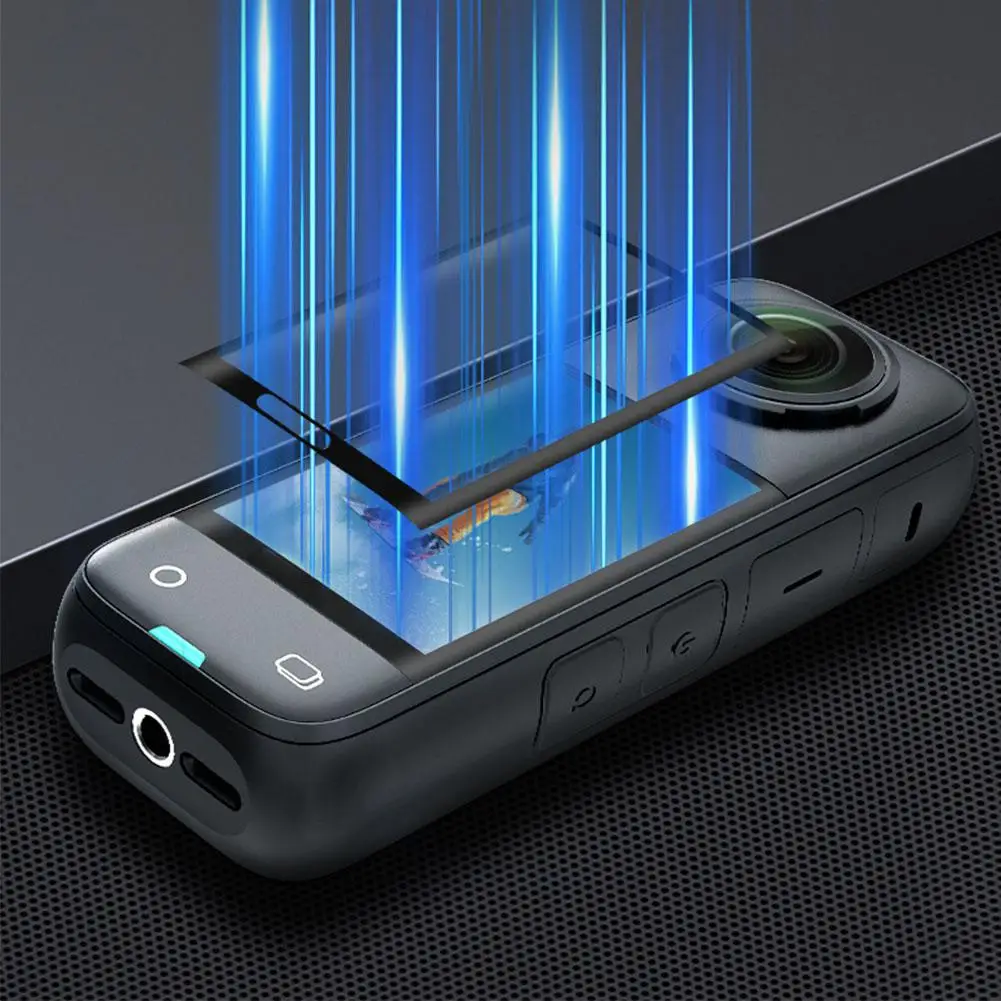 For Insta360 X5 HD Tempered Glass Screen Protector Anti-fingerprint Screen Glass Protective Soft Film Camera Accessories