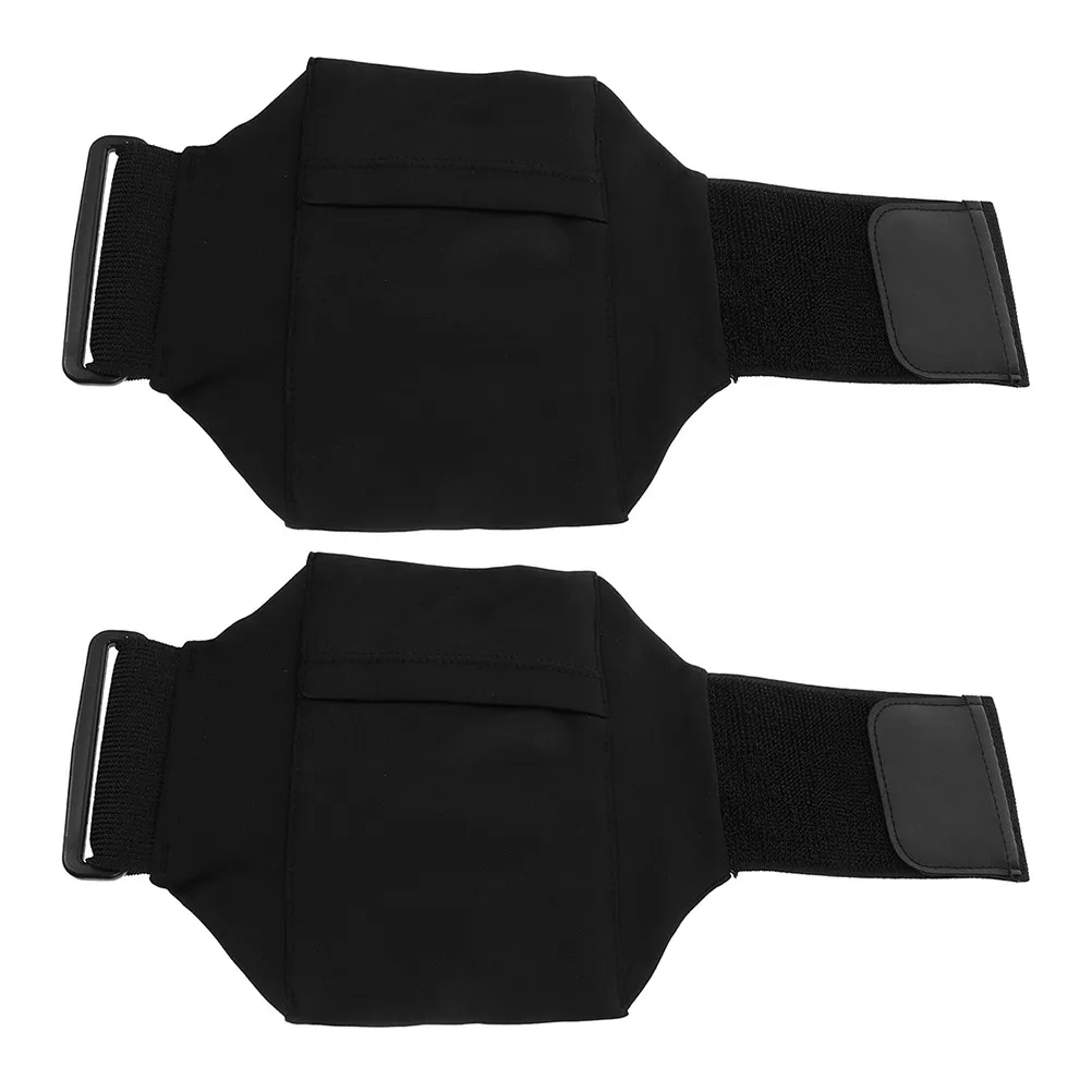 Suporte de Perna para Celular (2 Peças) com Alça Ajustável Antiderrapante, Bolsa de Perna para Corrida para Smartphones de 5.5-7.5 Polegadas, Esportes ao Ar Livre