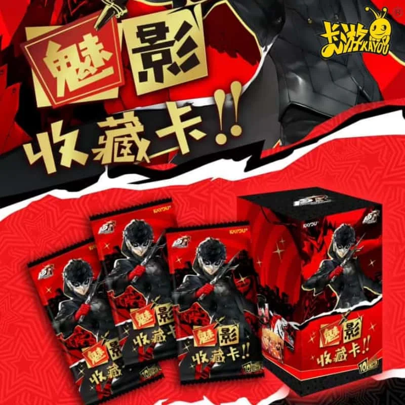 Nuevo y Original KAYOU Persona 5 Royal Phantom Treasure P5R, Tarjetas Coleccionables con Autógrafos de Actores de Voz, Juguetes, Regalos de Cumpleaños