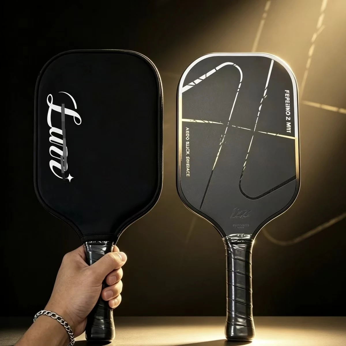 2026 New Luz Inferno 2 M1 Pickleball Paddle 16mm 14mm Aero- Black™ Carbon MPP2.0 Foam Core Coarse Grit USAPA Power
