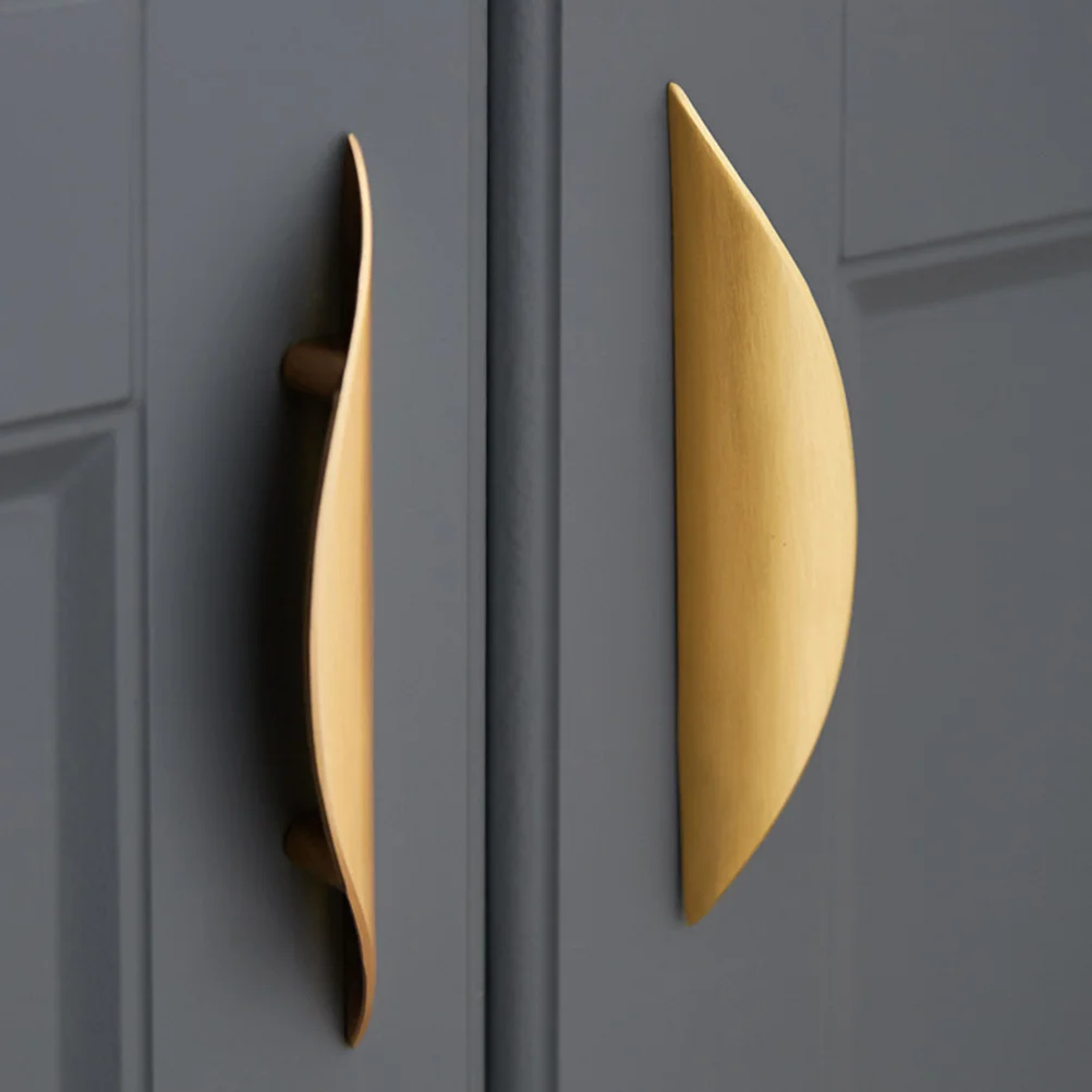 

2Pcs Modern Kitchen Cabinet Metal Handles Pull Drawer Handles Durable Smooth Surface for Wardrobe Cupboard Pull Handle
