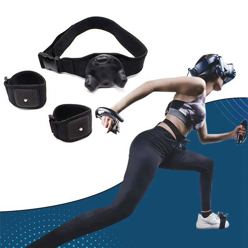 AED2-حزام تعقب للمعصم والخصر ملحق محدد موقع سماعة الألعاب VR