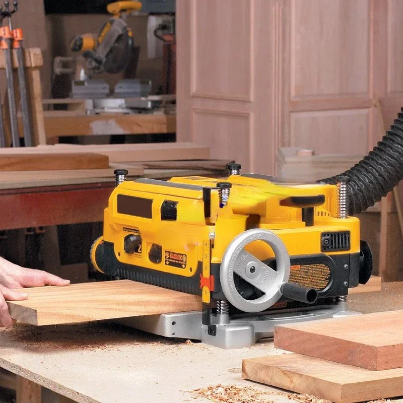 1800W Multifunctional Woodworking Table Planing Pressure Planer Machine Electric Thicknesser Apparatus Flat Machine