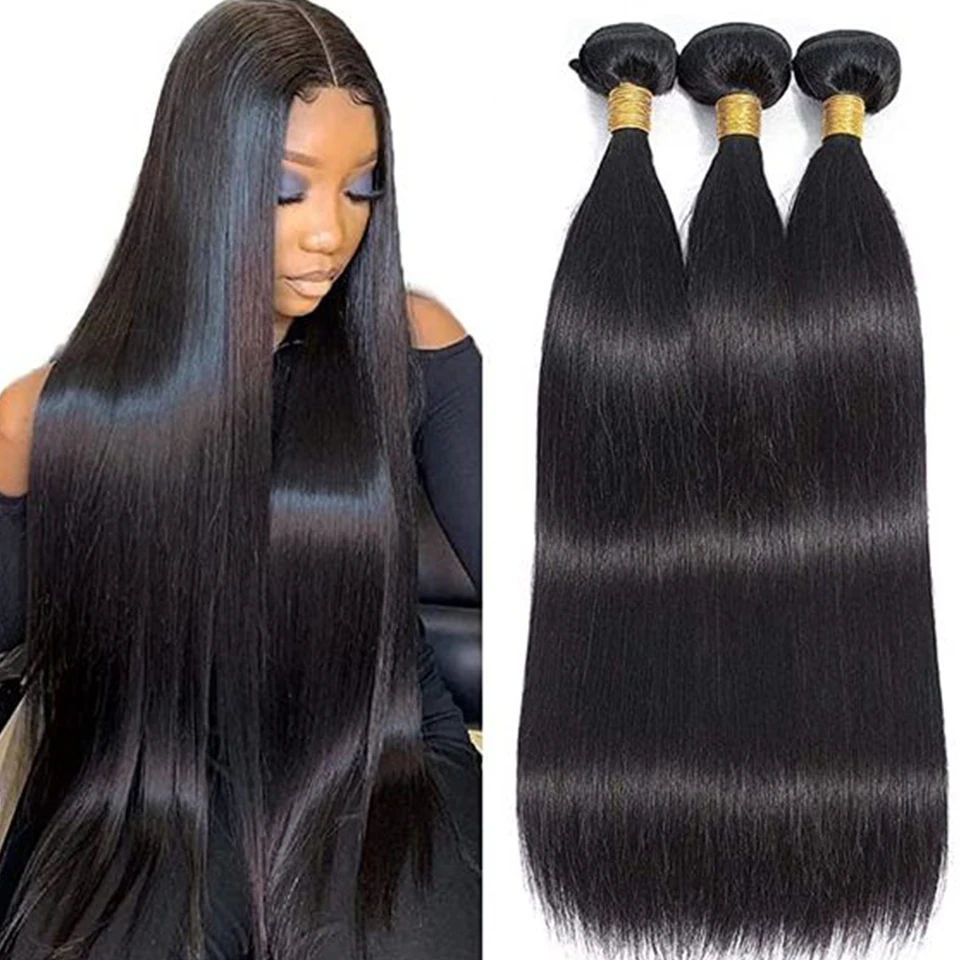 debut-lots-de-meches-de-cheveux-lisses-peruviens-extensions-de-cheveux-humains-remy-offres-de-1-3-4-lots-tissage-a-double-trame