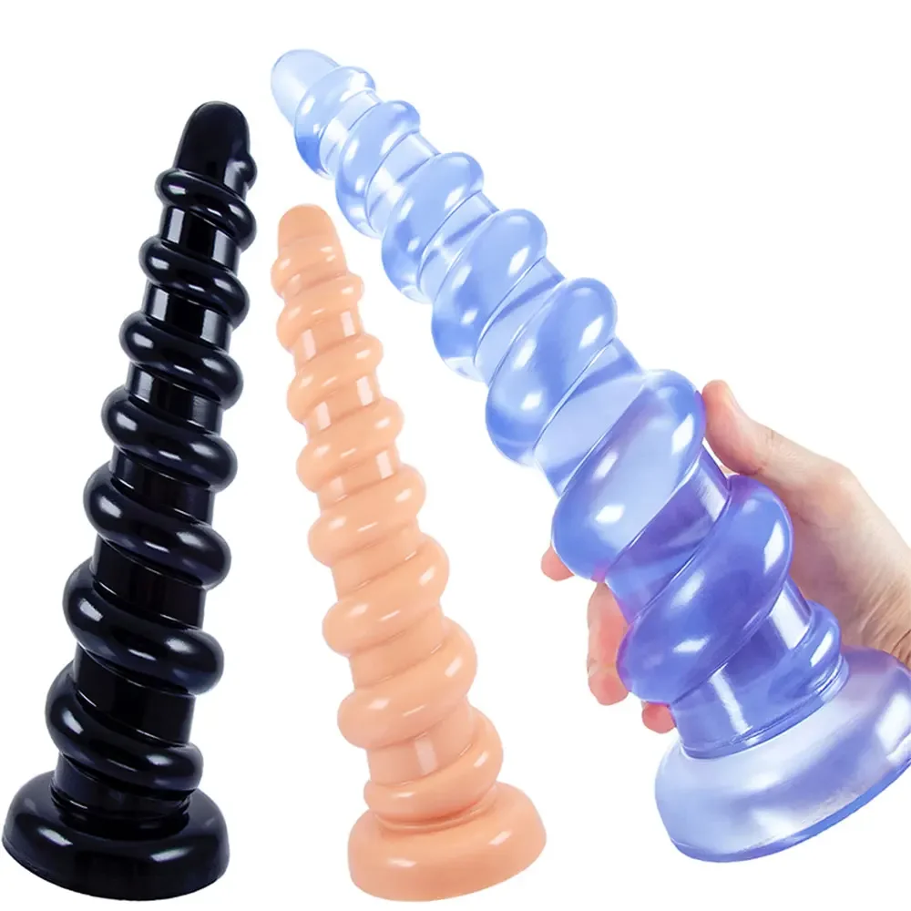 Huge Butt Plug Soft Dildo With Suction Cup Female Masturbator G-Spot Clit Massager Vaginal Stimulator Anal Plug Erotic Sex Toys