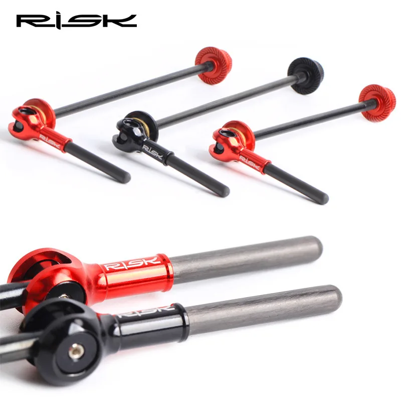 Bicycle Quick Release Rod Titanium Alloy Quick Release Rod Mountain Highway Carbon Fiber Titanium Shaft Wheel Set Hub Rod