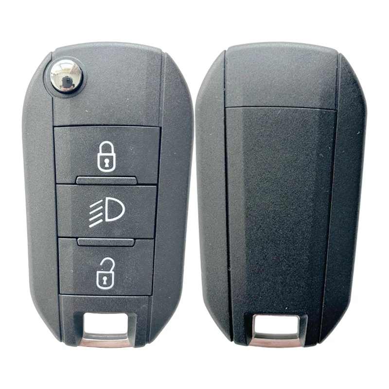 

HNKeys откидной дистанционный ключ 3 кнопки для Peugeot 508 Citroen 433,92 МГц HU83 4A чип