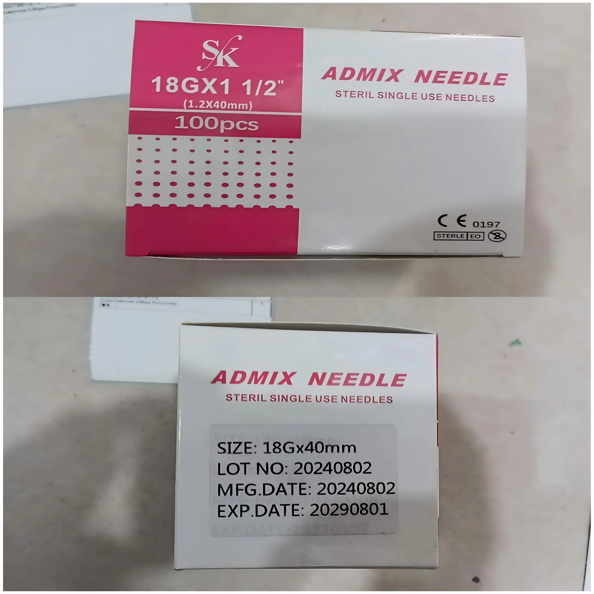 

Одноразовая стерильная игла для субцизии NOKOR Admix NeedleSia 18GX1 1/2 (1,2 мм x 40 мм)