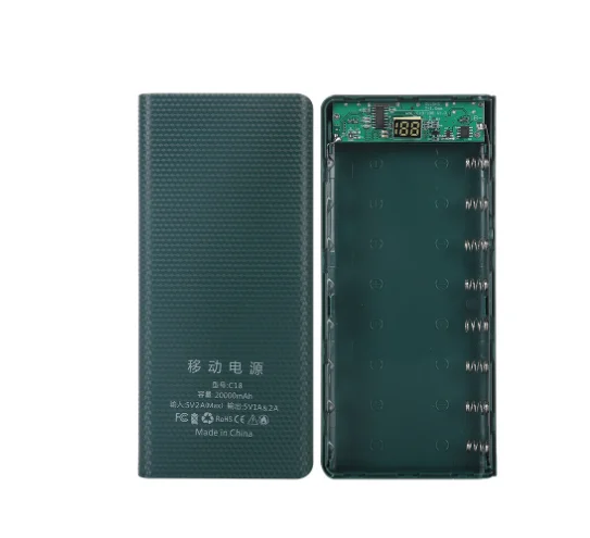 8*18650 Powerbank-Gehäuse, Batteriehalter, tragbares Dual-USB-Typ-C-Ladegehäuse für iPhone, Xiaomi, Huawei, 18650-Batteriegehäuse – Detail 3