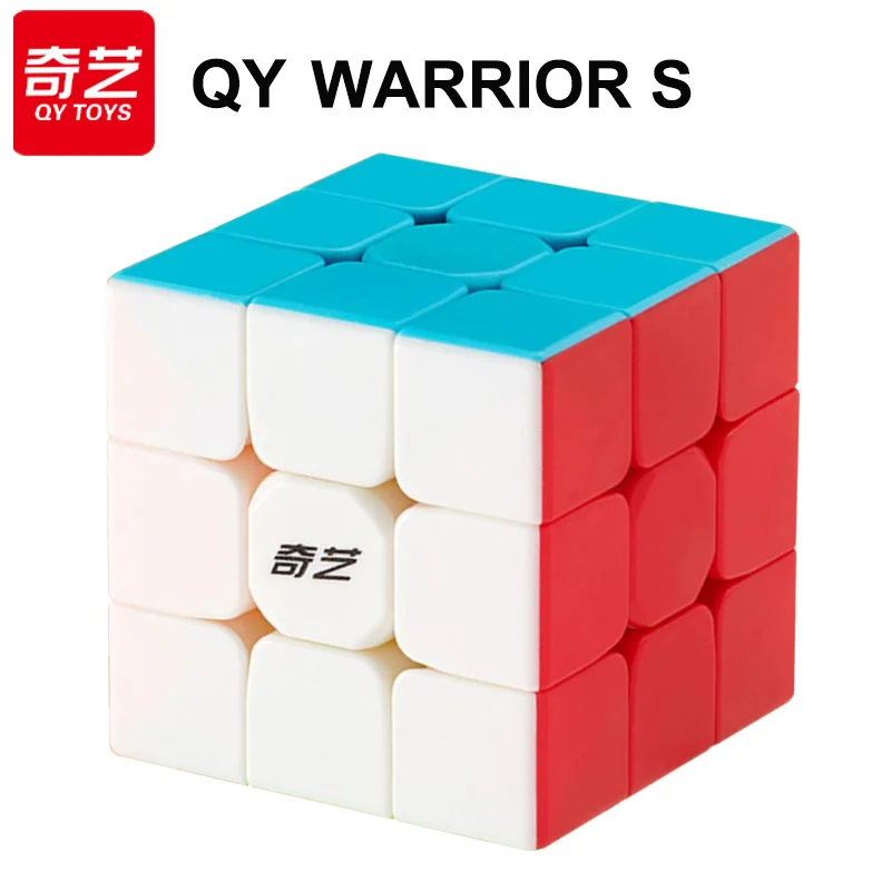 QiYi Speedcube المحارب S المكعب السحري 3x3x3 المهنية 3x3 سرعة اللغز 3 × 3 ألعاب QY الأطفال الأصلي Cubo Magico مكعبات للألعاب