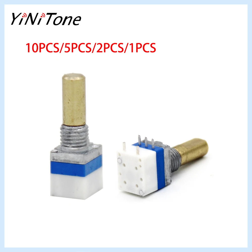 

Универсальная ручка переключателя громкости для UV5R, TK3107, SM318, GP2000 — вал 5 мм, длина 15 мм, A10K