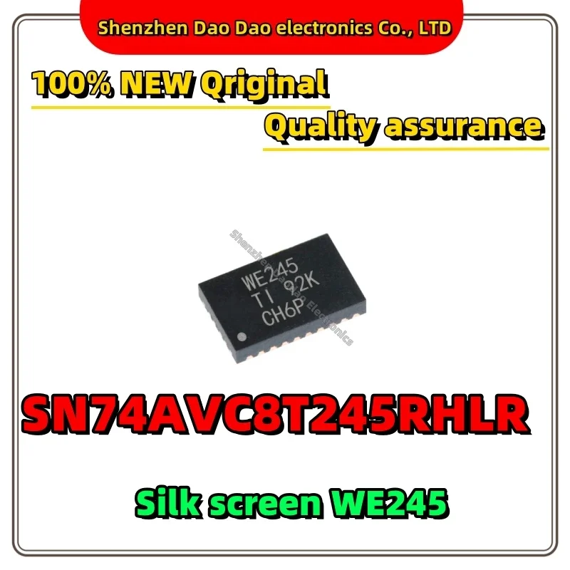 

10Pcs SN74AVC8T245RHLR Silk screen WE245 Logic IC chip new original IC Chip VQFN-24