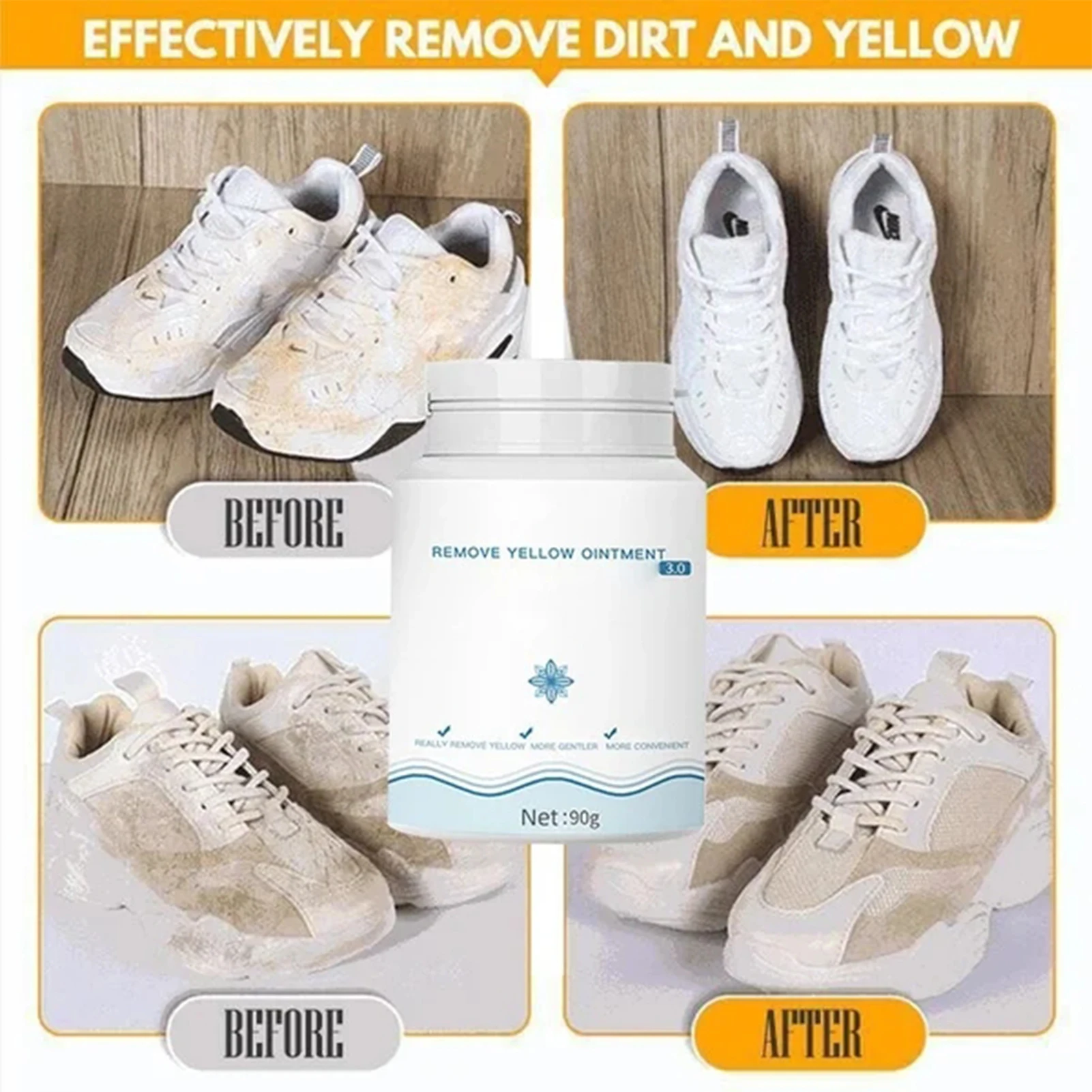 3/2/1pcs Shoe Edge Whitening Cleaning Gel Tools For Sneakers Canvas Shoes Cleansing Gel With Masking Tape Shoes Cleaning Tools