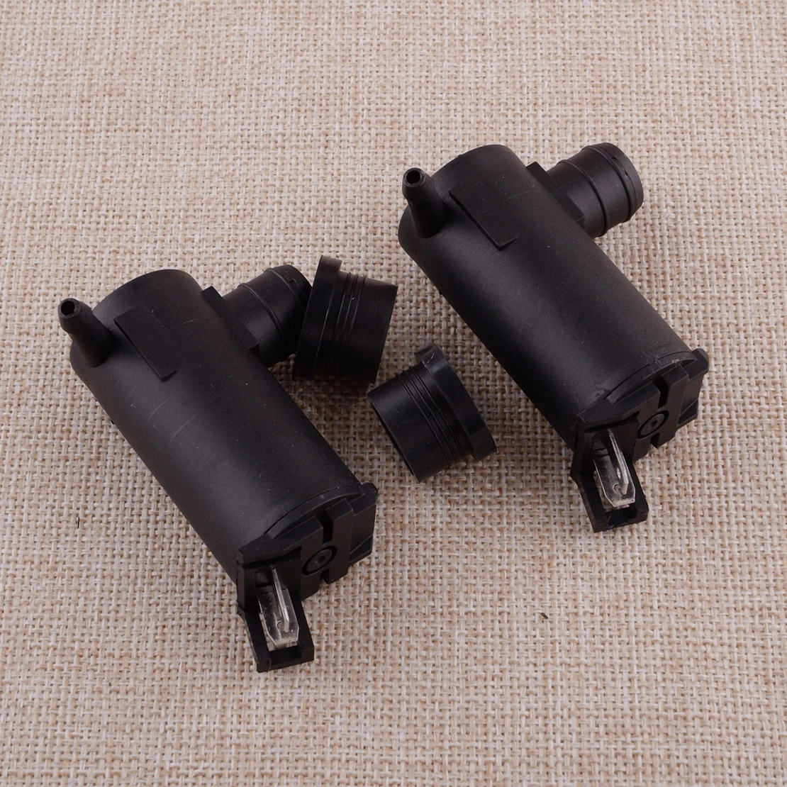 6140949 6156960 2Pcs Windshield Windscreen Washer Pump 83BB17K624AA 83BB17K624BA Fit For Ford Territory SX SY SZ Falcon EA EF EL