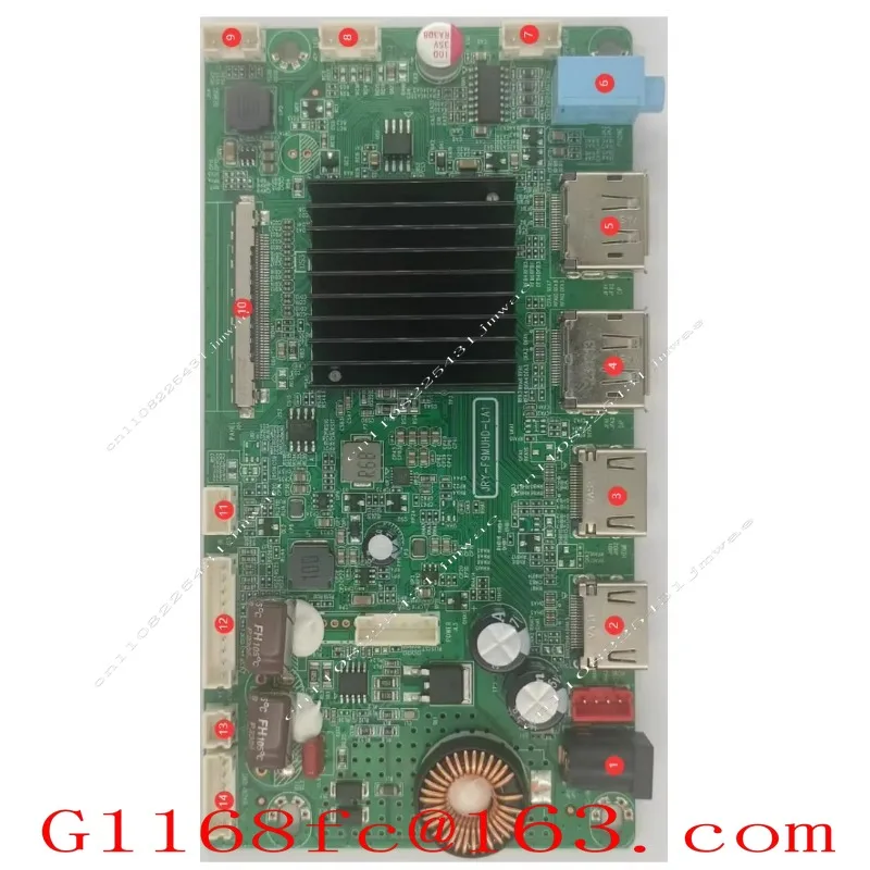 ND Conversion Board for High-resolution 3440x1440 70mm * 143mm LCD Displays with E-DP Interface, Green