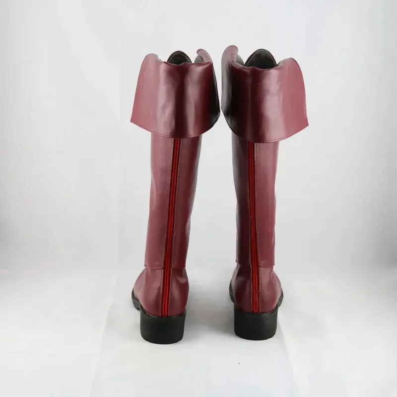 

2025 RealCos Anime Bungou Stray Dogs Fyodor D Cosplay Shoes Leather Boots For Men Women Halloween Carnival Role Play Costume