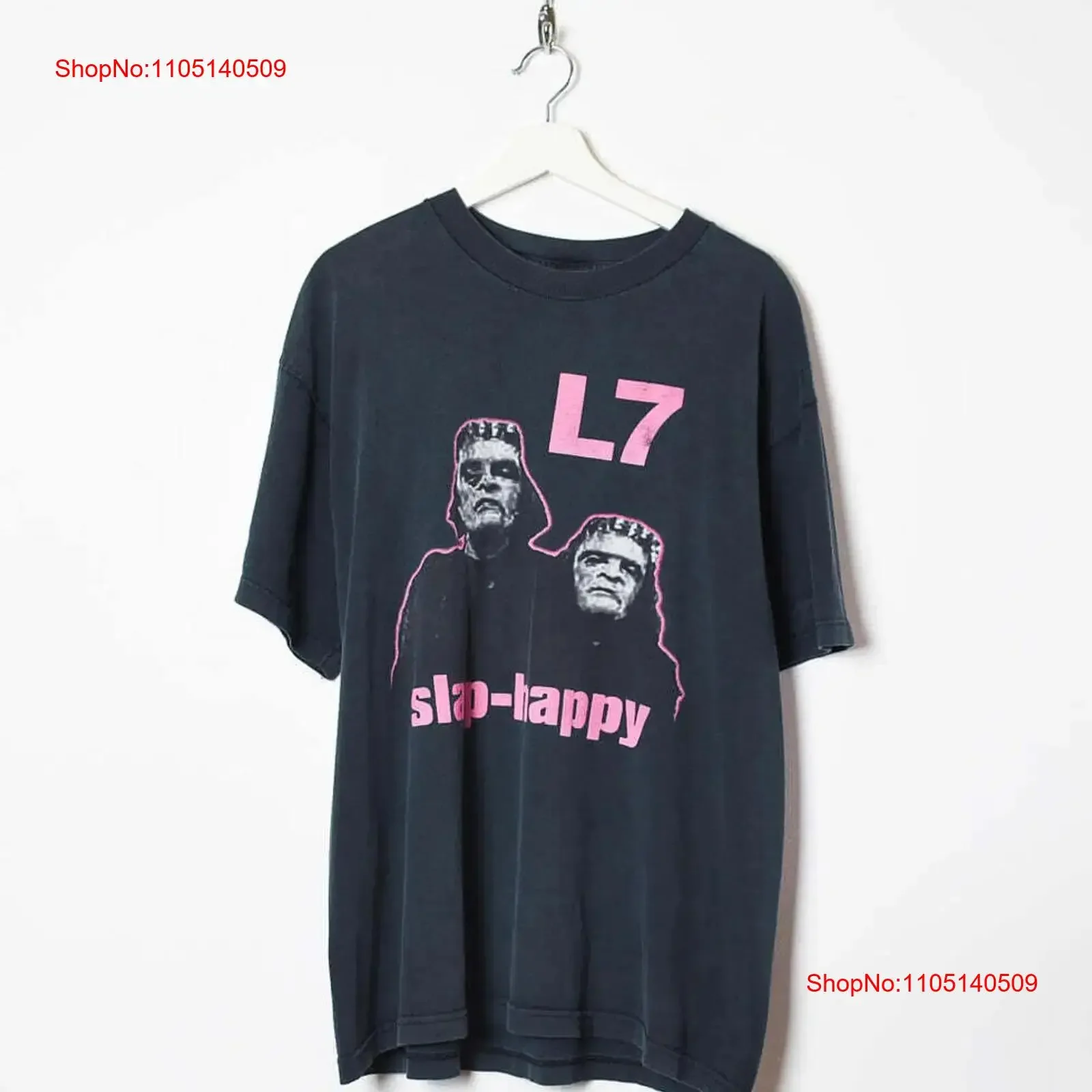 Slap Happy T Shirt L7 band unisex classic gift for fan QT423 vintage Washed Versatile streetwear fashion homme Soft Stretched
