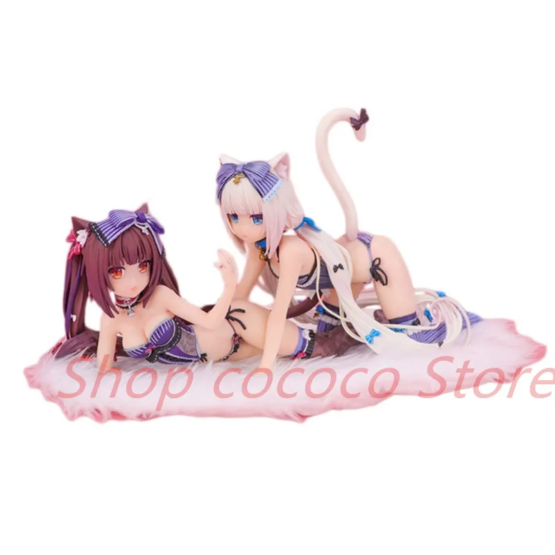 FLARE NekoPara Chocola & Vanilla PVC Action Figure Anime Sexy Figure Model Toys Collection Doll Gift