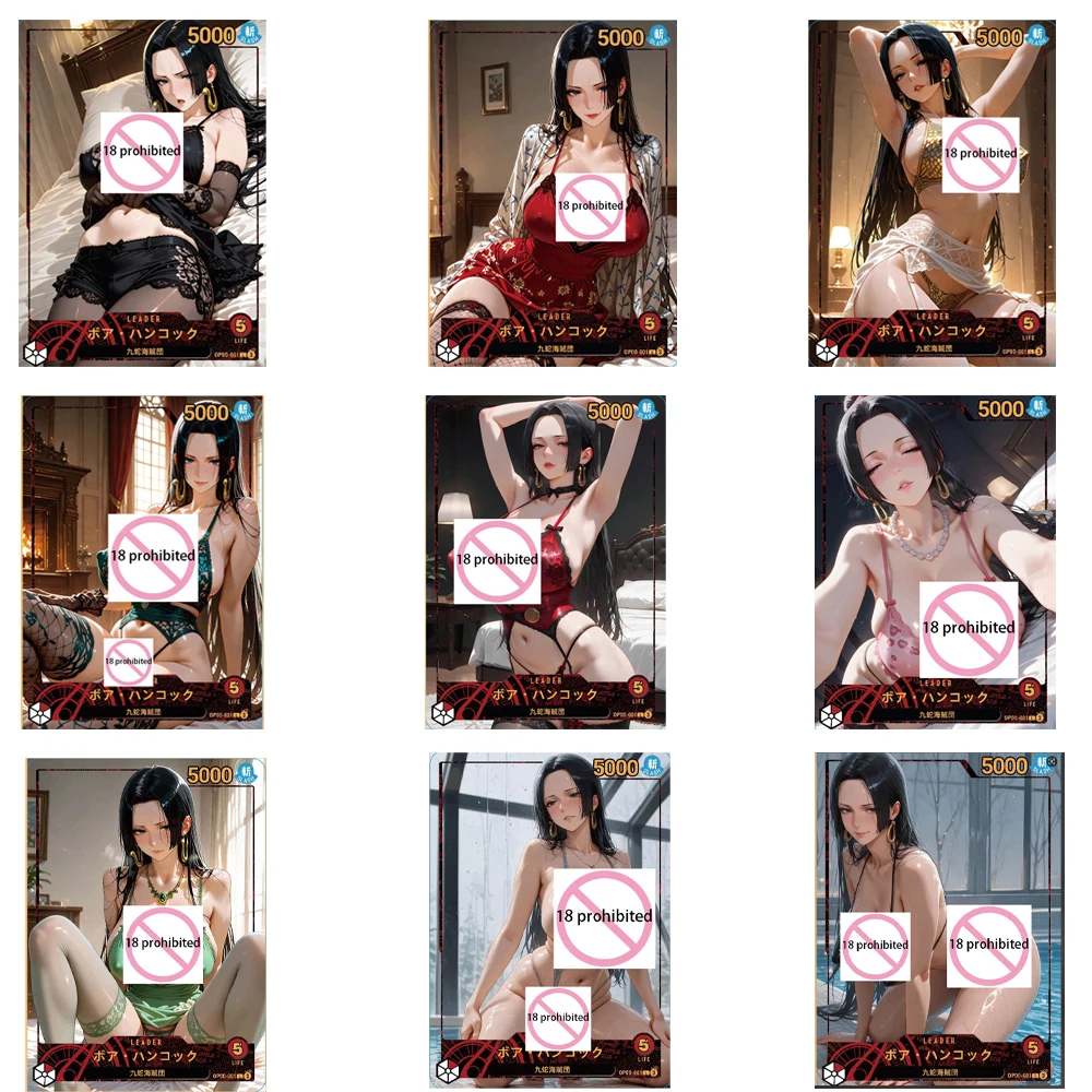 

ONE PIECE Boa·Hancock ACG Diy Self Control Collect Signature Trading Флэш-карта Аниме Мультфильм Оригинальная серия Подарок