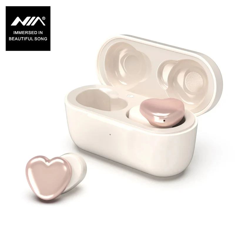 Original Heartbuds Headphone TWS Bluetooth 5.3 Headset Heart Shaped Woman Earbuds In-ear Wireless Earphones with Mic Girl Gifts