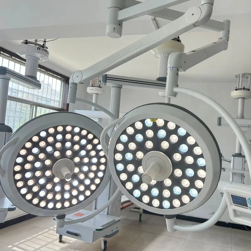 Integrated Handle Electric Portable Easy-to-Clean LED Surgical Shadowless Lamp Operating Room OT Lamp 700/500 Illuminance