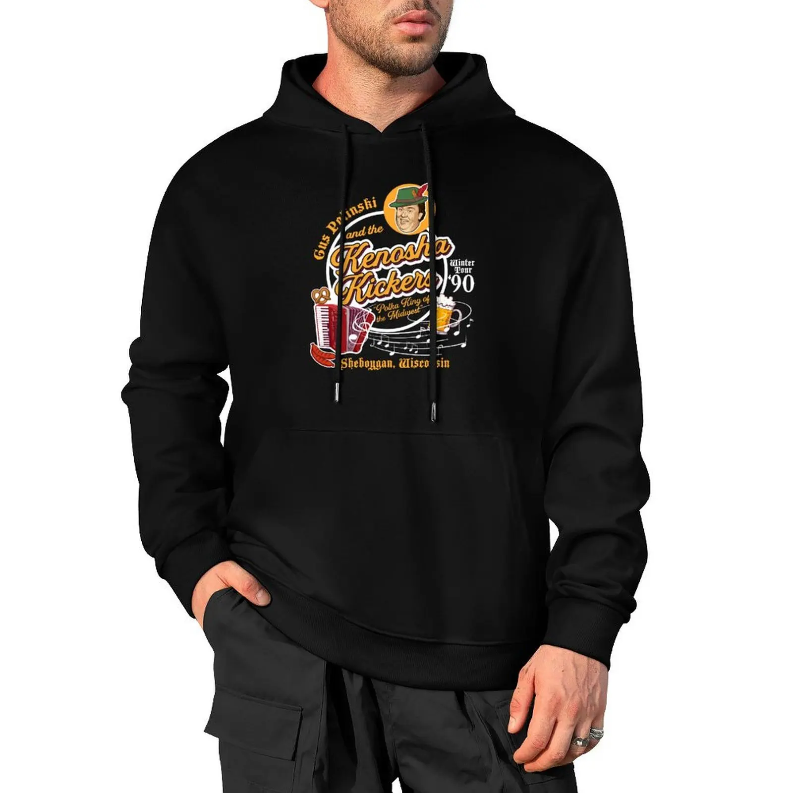 Gus Polinski and the Kenosha Kickers Pullover Hoodie autumn men's clothes autumn clothes men's clothing men hoodie