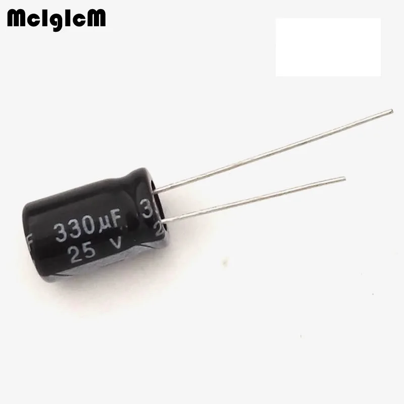 

1000pcs Aluminum electrolytic capacitor 330uF 25V 8*12 Electrolytic capacitor