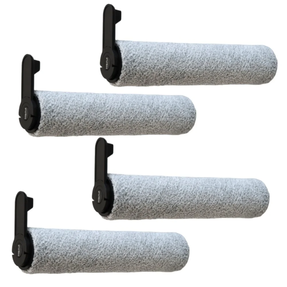 For Dreame H16 ProTriForce HHR32E Floor Washer Microfiber Roller Brush 2/4 for row Brush Strip with Retaining Profile