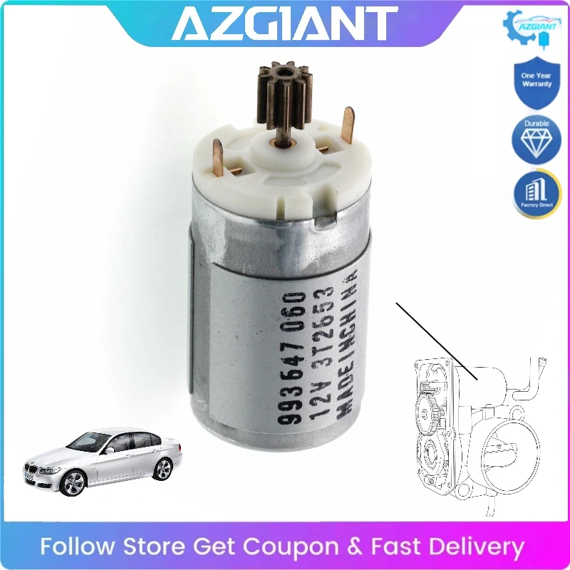 

AZGIANT Throttle Control Electronic Starter Motor DC12V 9T for 2004-2011 BMW 3 Series E90 BMW X5 Replace Brand New Durable
