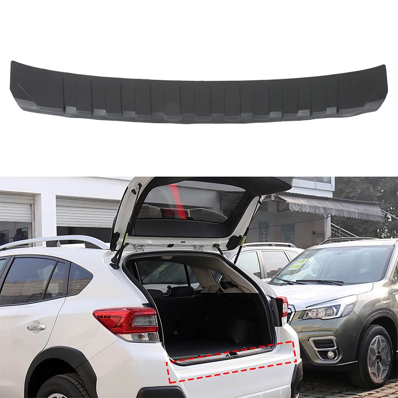 

TPE Black For Subaru XV Crosstrek 2018-2023 Car Trunk Bumper Decorative Guard Sticker Protection Modification Accessories 1Pcs