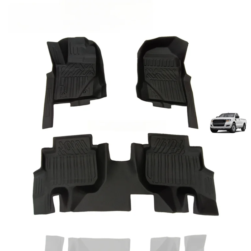 

Самые продаваемые экологичные 5D TPE коврики для автомобиля, защита от пыли, легко чистятся, для RANGER 2015-2018, высокое качество