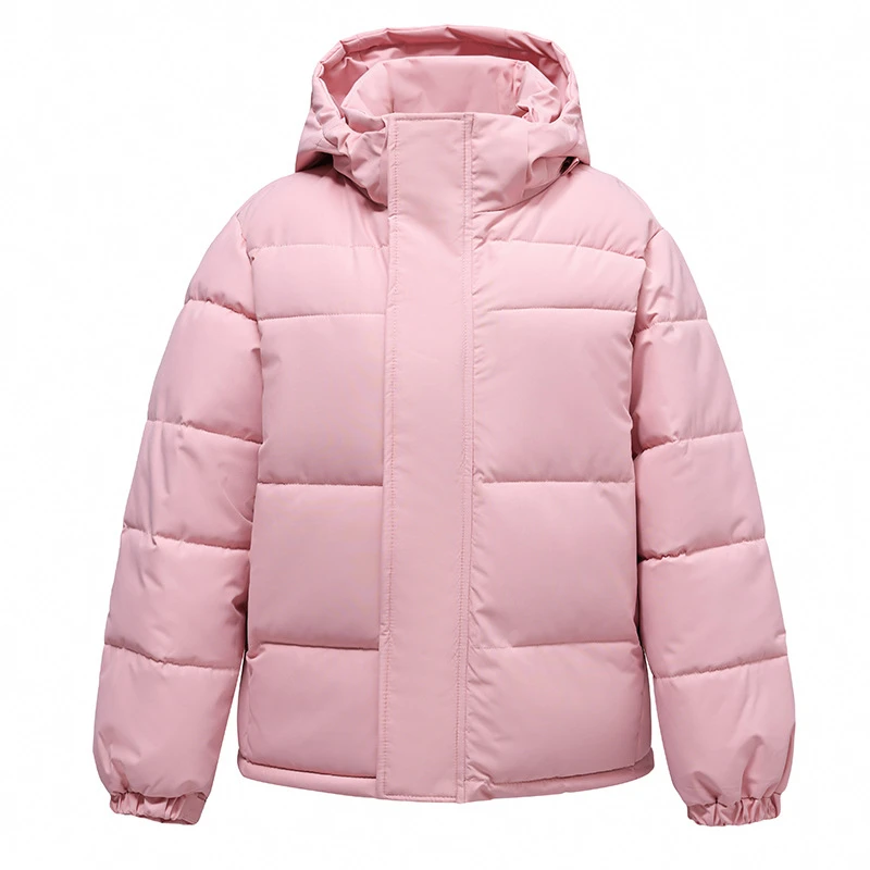 2024 Winter Vrouwen Puffer Parka 'S Dikke Capuchon Katoenen Gewatteerde Dames Losse Korte Jas Dames Ultra Lichte Warme Casual Jas