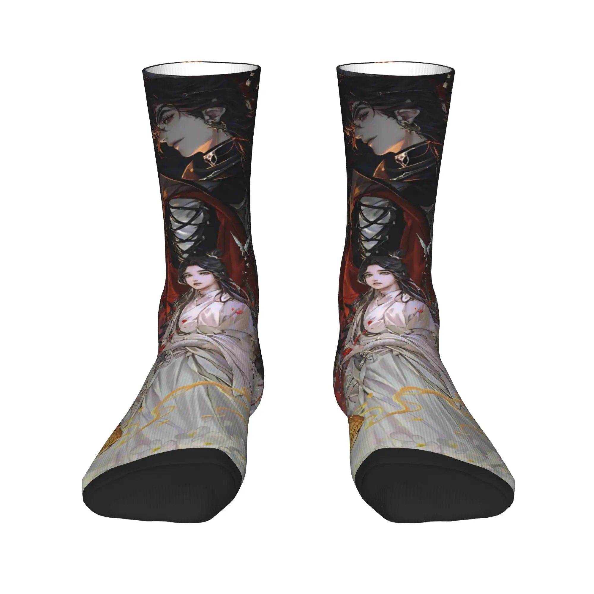 جوارب نعمة مسؤول السماء جوارب مضحكة مخصصة جوارب شتوية مضادة للبكتيريا للنساء والرجال جوارب مريحة لركوب الدراجات #2