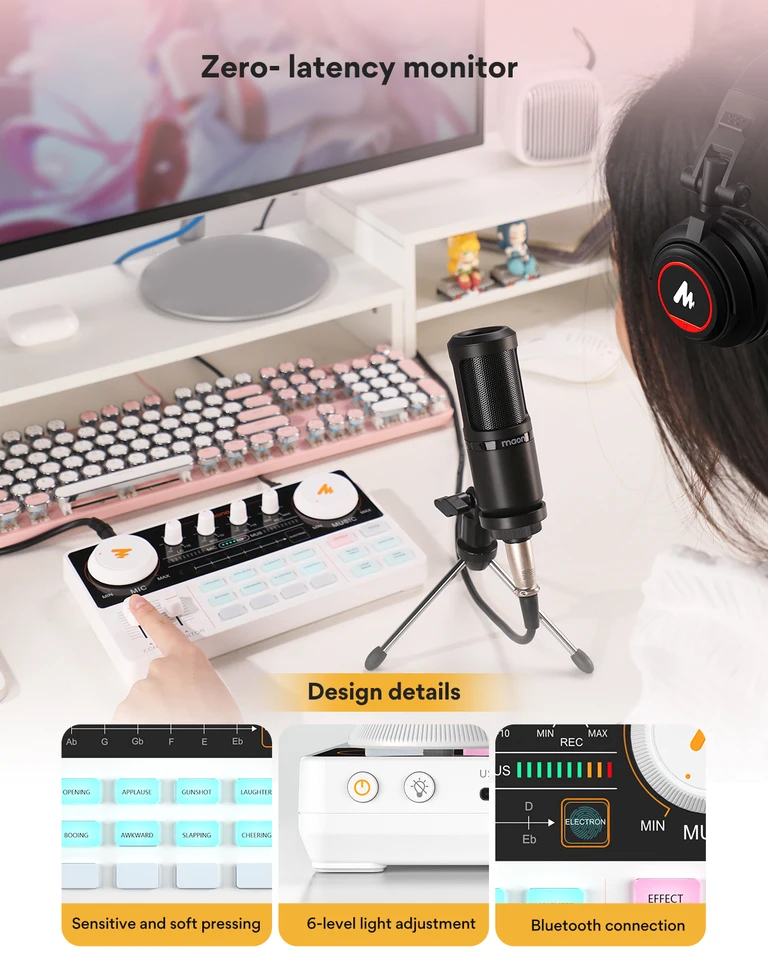 音響機材 MAONO Sound card kit AU-AM200 S1 AU-AM200 S1 【コンプオフ金沢野々市店】 AU-AM200 S1 | Maono オーディオインターフェース | 株式会社アスク