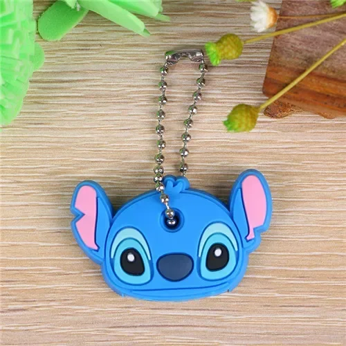 1PC Cartoon Creative Key Holder PVC Soft Keychain Ornament Pendant Cute Silicone Protective key Case Cover For Keys