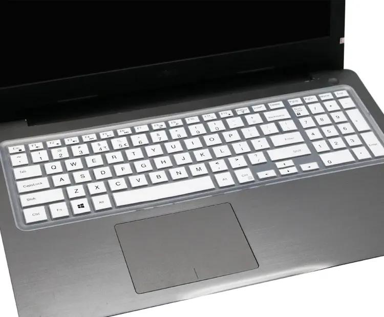 غطاء حماية للوحة مفاتيح الكمبيوتر المحمول من السيليكون لسلسلة ألعاب Dell Inspiron 17 5000 G3 مقاس 17.3 بوصة (مع لوحة مفاتيح رقمية)