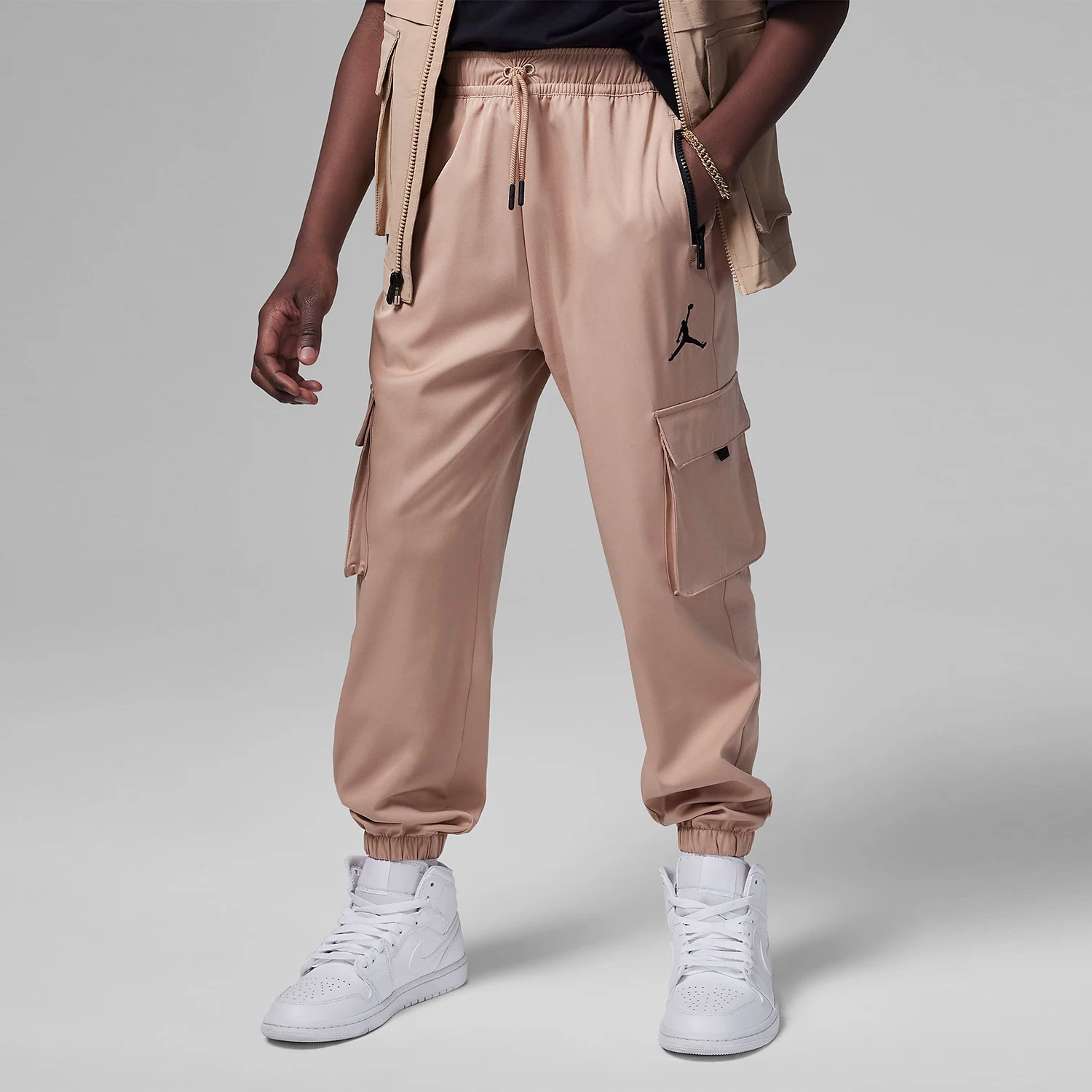 

Официальные модные тканые брюки-карго Nike Jordan Big Kids FV3323-200