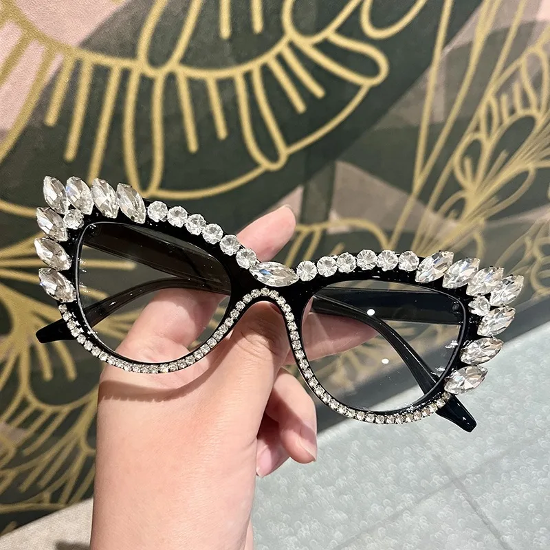 

Trendy Optical Eyeglass Frames Women's Reading Glasses Blue Light Protection Eyewear for Female