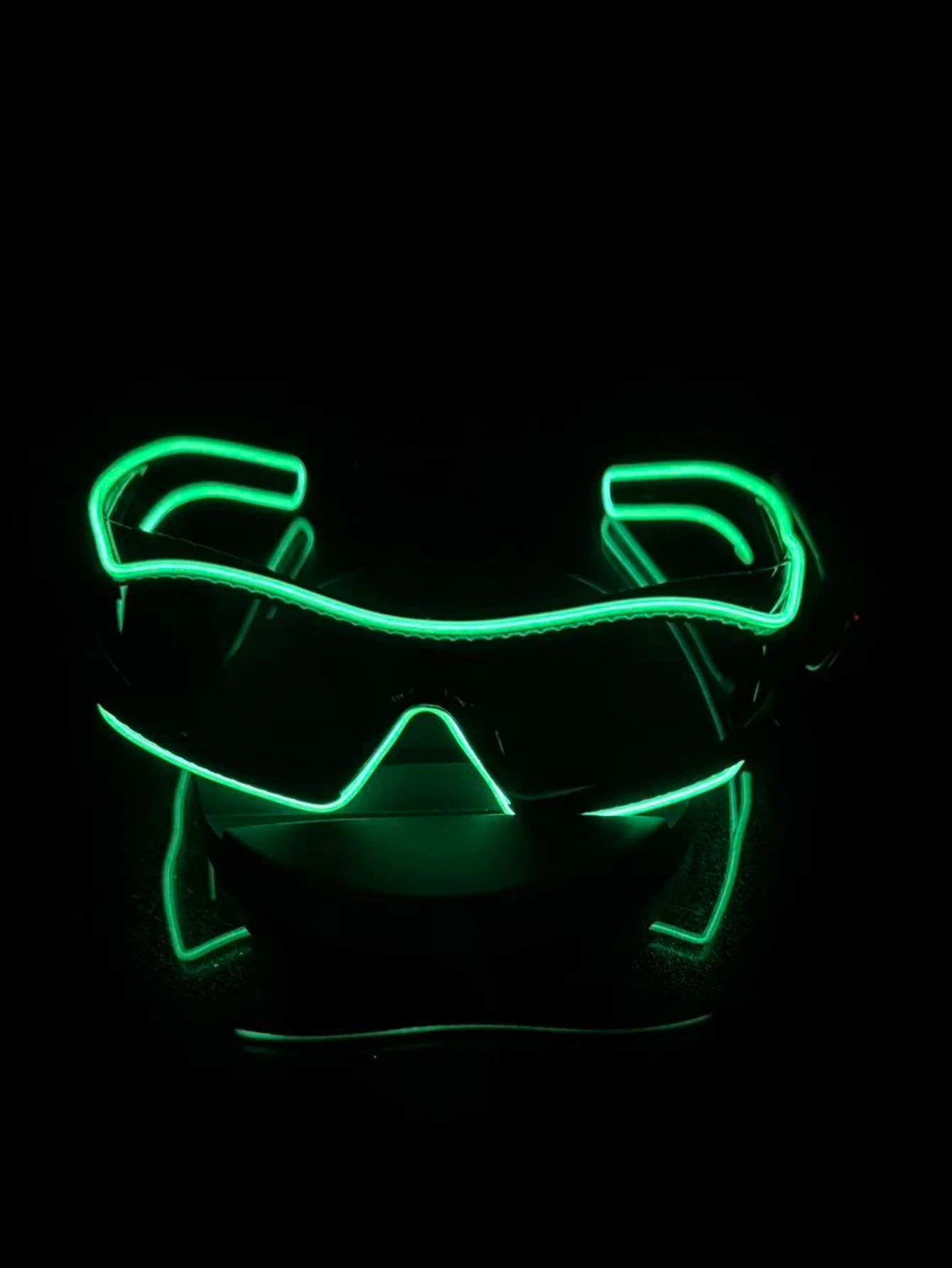 Wireless EL luminous glasses disco luminous LED online celebrity sunglasses pixel KTV bar atmosphere concert flash.