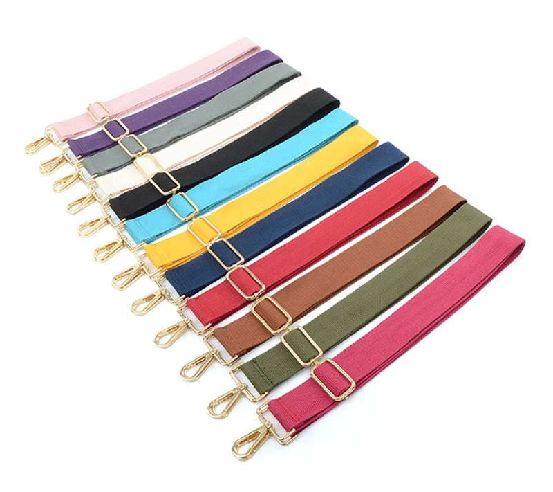 Solid Color Bag Strap for Women Shoulder Handbag Decorative Hand Messenger Belt Bag Accessories Handle Crossbody Wide Strap Part